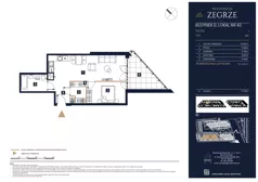 2 pokoje, mieszkanie 52,24 m², piętro 1, oferta nr D42, Rezydencja Zegrze III, Zegrze, ul. Groszkowskiego 22A