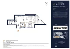 2 pokoje, mieszkanie 52,31 m², piętro 1, oferta nr D75, Rezydencja Zegrze III, Zegrze, ul. Groszkowskiego 22A