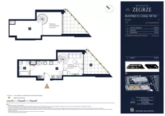 2 pokoje, mieszkanie 47,91 m², piętro 4, oferta nr D94, Rezydencja Zegrze III, Zegrze, ul. Groszkowskiego 22A