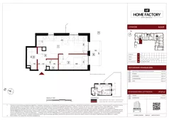2 pokoje, mieszkanie 47,41 m², parter, oferta nr A.0.01, Home Factory etap IV, Warszawa, Praga Północ, Pelcowizna, ul. Kotsisa