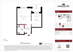 2 pokoje, mieszkanie 38,21 m², piętro 3, oferta nr A.3.19, Home Factory etap IV, Warszawa, Praga Północ, Pelcowizna, ul. Kotsisa