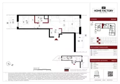 2 pokoje, mieszkanie 48,27 m², parter, oferta nr B.0.42, Home Factory etap IV, Warszawa, Praga Północ, Pelcowizna, ul. Kotsisa