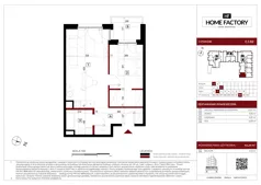 2 pokoje, mieszkanie 44,29 m², piętro 1, oferta nr C.1.92, Home Factory etap IV, Warszawa, Praga Północ, Pelcowizna, ul. Kotsisa