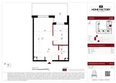 2 pokoje, mieszkanie 41,66 m², parter, oferta nr D.0.3, Home Factory etap V, Warszawa, Praga Północ, Pelcowizna, ul. Kotsisa