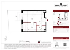2 pokoje, mieszkanie 39,80 m², parter, oferta nr G.0.120, Home Factory etap V, Warszawa, Praga Północ, Pelcowizna, ul. Kotsisa