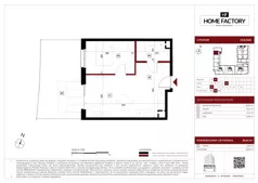 2 pokoje, mieszkanie 39,60 m², parter, oferta nr H.0.143, Home Factory etap V, Warszawa, Praga Północ, Pelcowizna, ul. Kotsisa