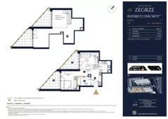 3 pokoje, mieszkanie 83,69 m², piętro 4, oferta nr D97, Rezydencja Zegrze III, Zegrze, ul. Groszkowskiego 22A