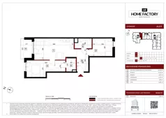 3 pokoje, mieszkanie 60,62 m², piętro 2, oferta nr A.2.11, Home Factory etap IV, Warszawa, Praga Północ, Pelcowizna, ul. Kotsisa