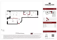 3 pokoje, mieszkanie 54,01 m², piętro 2, oferta nr B.2.49, Home Factory etap IV, Warszawa, Praga Północ, Pelcowizna, ul. Kotsisa