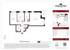 3 pokoje, mieszkanie 67,80 m², piętro 1, oferta nr C.1.86, Home Factory etap IV, Warszawa, Praga Północ, Pelcowizna, ul. Kotsisa