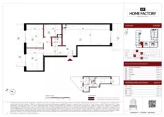 3 pokoje, mieszkanie 65,34 m², parter, oferta nr G.0.122, Home Factory etap V, Warszawa, Praga Północ, Pelcowizna, ul. Kotsisa