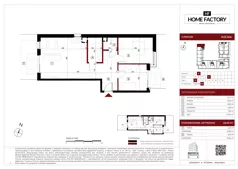 3 pokoje, mieszkanie 63,05 m², parter, oferta nr H.0.144, Home Factory etap V, Warszawa, Praga Północ, Pelcowizna, ul. Kotsisa
