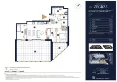 4 pokoje, mieszkanie 75,22 m², piętro 1, oferta nr C37, Rezydencja Zegrze III, Zegrze, ul. Groszkowskiego 22A
