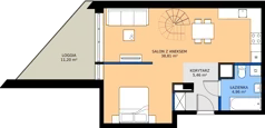 3 pokoje, mieszkanie 81,17 m², piętro 4, oferta nr C52, Rezydencja Zegrze III, Zegrze, ul. Groszkowskiego 22A