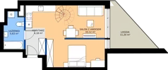3 pokoje, mieszkanie 69,18 m², piętro 4, oferta nr C27, Rezydencja Zegrze III, Zegrze, ul. Groszkowskiego 22A