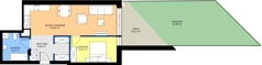 2 pokoje, mieszkanie 51,72 m², parter, oferta nr C33, Rezydencja Zegrze III, Zegrze, ul. Groszkowskiego 22A