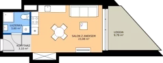 1 pokój, mieszkanie 29,78 m², piętro 2, oferta nr C14, Rezydencja Zegrze III, Zegrze, ul. Groszkowskiego 22A