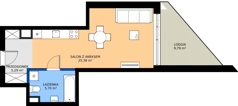 1 pokój, mieszkanie 36,37 m², piętro 2, oferta nr D18, Rezydencja Zegrze III, Zegrze, ul. Groszkowskiego 22A
