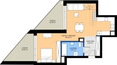 3 pokoje, mieszkanie 83,69 m², piętro 4, oferta nr D97, Rezydencja Zegrze III, Zegrze, ul. Groszkowskiego 22A