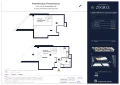 3 pokoje, mieszkanie 79,44 m², piętro 4, oferta nr B57, Rezydencja Zegrze II, Zegrze, ul. Groszkowskiego 22A