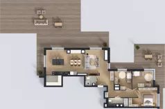4 pokoje, apartament 111,24 m², piętro 4, oferta nr M.4.13, Marimonte - Apartamenty Mieszkalne, Warszawa, Bielany, Marymont-Kaskada, ul. Marymoncka 4