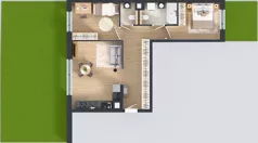 3 pokoje, mieszkanie 62,09 m², parter, oferta nr B0/04, Orzechowa 2, Warszawa, Włochy, Okęcie, ul. Orzechowa 1