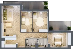 4 pokoje, apartament 87,97 m², piętro 3, oferta nr M.3.16, Marimonte - Apartamenty Mieszkalne, Warszawa, Bielany, Marymont-Kaskada, ul. Marymoncka 4