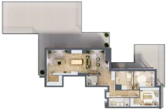 4 pokoje, apartament 111,24 m², piętro 4, oferta nr M.4.13, Marimonte - Apartamenty Mieszkalne, Warszawa, Bielany, Marymont-Kaskada, ul. Marymoncka 4