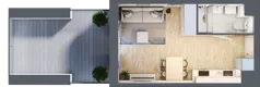 1 pokój, mieszkanie 27,07 m², piętro 1, oferta nr MA036, ale!KEN, Warszawa, Ursynów, Ursynów Centrum, ul. Indiry Gandhi 7