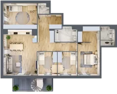 5 pokoi, apartament 118,61 m², piętro 6, oferta nr MA033, ale!KEN, Warszawa, Ursynów, Ursynów Centrum, ul. Indiry Gandhi 7