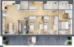 4 pokoje, apartament 99,26 m², piętro 6, oferta nr MA120, ale!KEN, Warszawa, Ursynów, Ursynów Centrum, ul. Indiry Gandhi 7