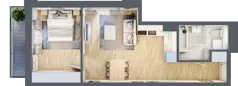 2 pokoje, lokal inwestycyjny 43,61 m², piętro 2, oferta nr M132, Museo, Gdańsk, Śródmieście, ul. Żabi Kruk 14