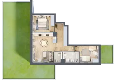 3 pokoje, mieszkanie 59,29 m², parter, oferta nr B0/01, Orzechowa 2, Warszawa, Włochy, Okęcie, ul. Orzechowa 1