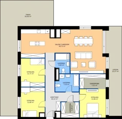 4 pokoje, mieszkanie 130,15 m², piętro 9, oferta nr MB158, ale!KEN etap 2, Warszawa, Ursynów, Ursynów Centrum, al. Komisji Edukacji Narodowej 60