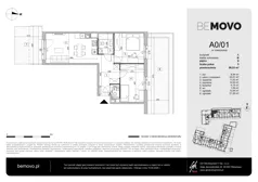 3 pokoje, mieszkanie 58,53 m², parter, oferta nr A0/01, BEMOVO, Warszawa, Bemowo, Chrzanów, ul. Batalionów Chłopskich 95