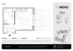 1 pokój, mieszkanie 25,84 m², piętro 1, oferta nr A1/01, BEMOVO, Warszawa, Bemowo, Chrzanów, ul. Batalionów Chłopskich 95
