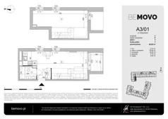 1 pokój, mieszkanie 48,00 m², piętro 3, oferta nr A3/01, BEMOVO, Warszawa, Bemowo, Chrzanów, ul. Batalionów Chłopskich 95