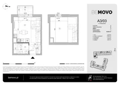 1 pokój, mieszkanie 36,26 m², piętro 3, oferta nr A3/03, BEMOVO, Warszawa, Bemowo, Chrzanów, ul. Batalionów Chłopskich 95