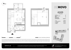 1 pokój, mieszkanie 36,38 m², piętro 3, oferta nr A3/05, BEMOVO, Warszawa, Bemowo, Chrzanów, ul. Batalionów Chłopskich 95