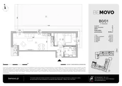 2 pokoje, mieszkanie 49,08 m², parter, oferta nr B0/01, BEMOVO, Warszawa, Bemowo, Chrzanów, ul. Batalionów Chłopskich 95