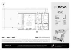 3 pokoje, mieszkanie 55,18 m², piętro 1, oferta nr B1/13, BEMOVO, Warszawa, Bemowo, Chrzanów, ul. Batalionów Chłopskich 95