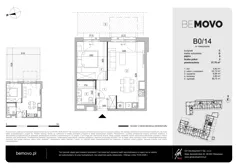 2 pokoje, mieszkanie 37,76 m², parter, oferta nr B0/14, BEMOVO, Warszawa, Bemowo, Chrzanów, ul. Batalionów Chłopskich 95