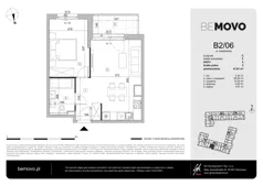 2 pokoje, mieszkanie 41,87 m², piętro 2, oferta nr B2/06, BEMOVO, Warszawa, Bemowo, Chrzanów, ul. Batalionów Chłopskich 95