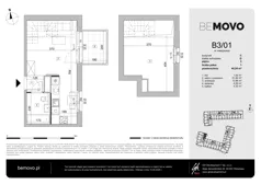 1 pokój, mieszkanie 40,24 m², piętro 3, oferta nr B3/01, BEMOVO, Warszawa, Bemowo, Chrzanów, ul. Batalionów Chłopskich 95