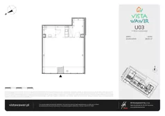 Lokal użytkowy 64,51 m², oferta nr U03, Vista Wawer - lokale użytkowe, Warszawa, Wawer, Gocławek, ul. Tytoniowa 20