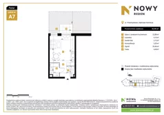 1 pokój, mieszkanie 32,45 m², piętro 1, oferta nr B15, Nowy Reden II, Dąbrowa Górnicza, Reden, ul. Przemysłowa