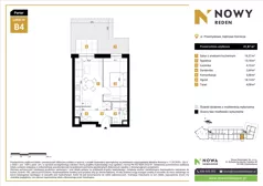 2 pokoje, mieszkanie 37,94 m², piętro 2, oferta nr B26, Nowy Reden II, Dąbrowa Górnicza, Reden, ul. Przemysłowa