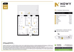 3 pokoje, mieszkanie 53,72 m², piętro 1, oferta nr B12, Nowy Reden II, Dąbrowa Górnicza, Reden, ul. Przemysłowa