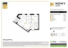 3 pokoje, mieszkanie 51,09 m², piętro 9, oferta nr A92, Nowy Reden II, Dąbrowa Górnicza, Reden, ul. Przemysłowa