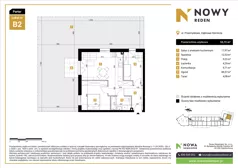 3 pokoje, mieszkanie 54,17 m², piętro 2, oferta nr B25, Nowy Reden II, Dąbrowa Górnicza, Reden, ul. Przemysłowa